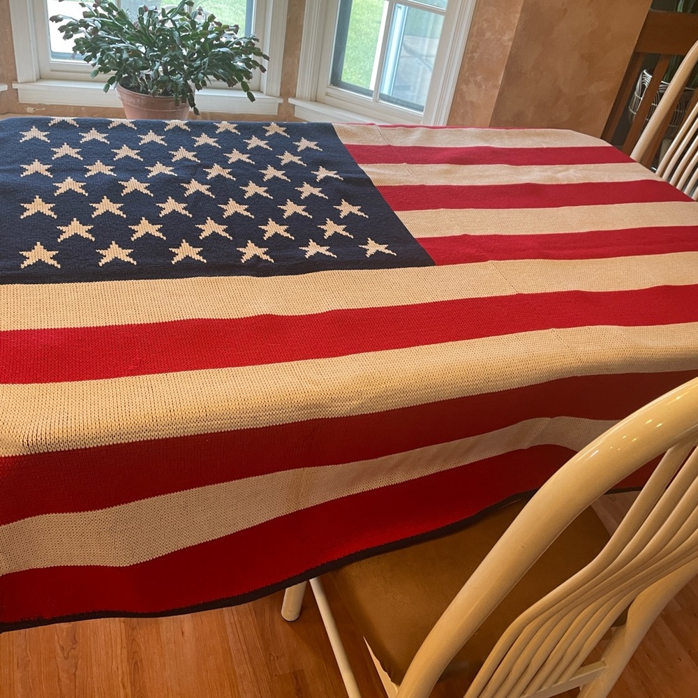Knit throw